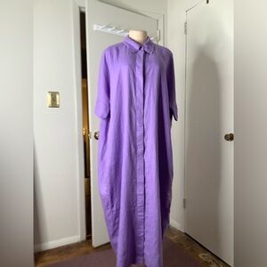 COS Lavender Linen Shirt